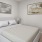 a bed in a room