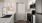 a kitchen with white cabinets